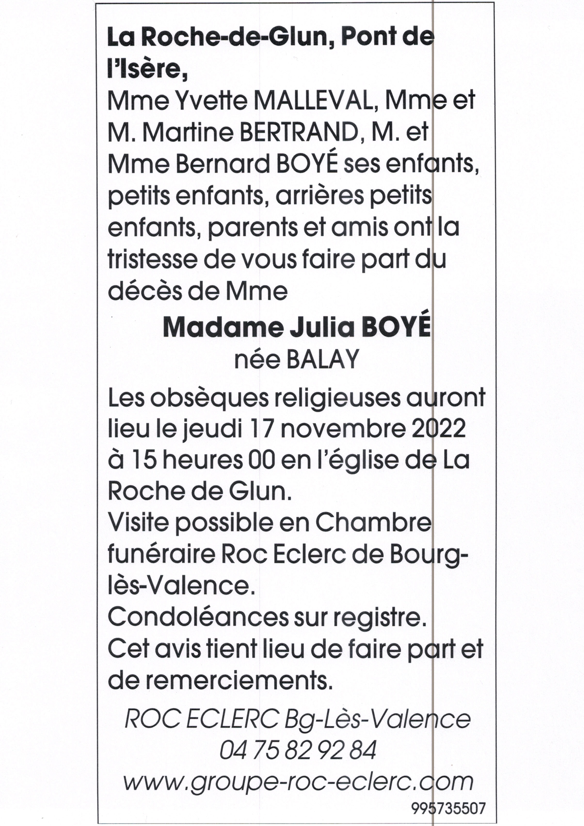Photo de profil de Madame Julia BOYÉ